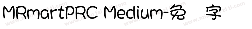 MRmartPRC Medium字体转换